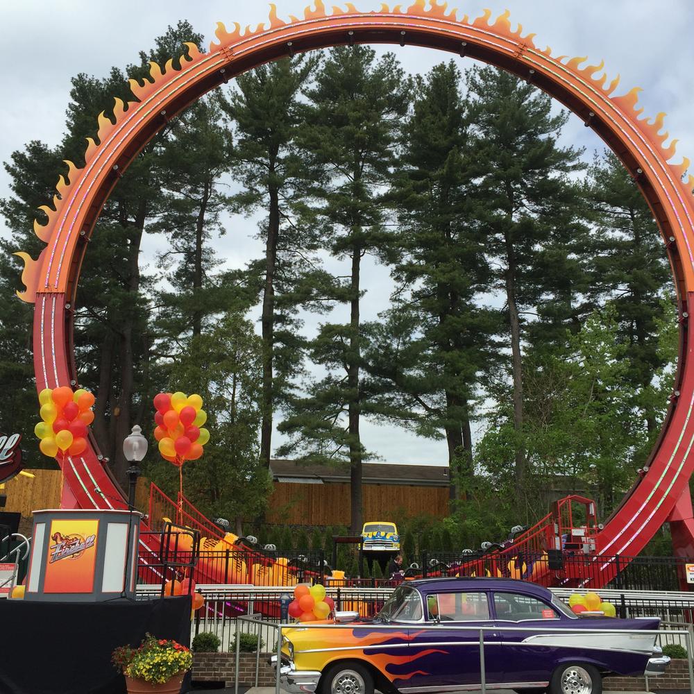 The Fireball at Six Flags New England, photo by Corrina Lawson