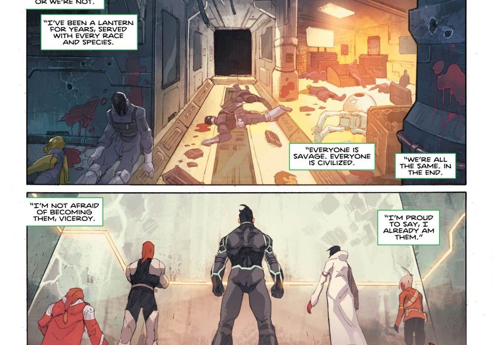 Panel from Omega Men #12, image copyright DC Comics