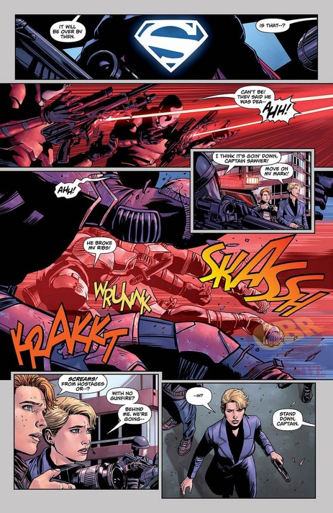Panel from Action Comics #957, copyright DC Comics