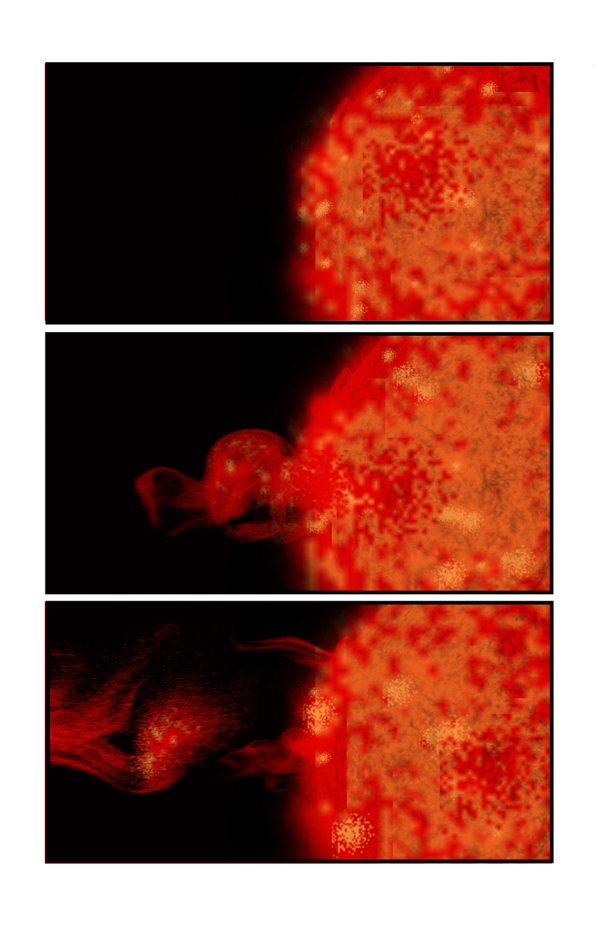 The power of our own Sun is quite terrifying (image used with permission from solarflarecomic.com)