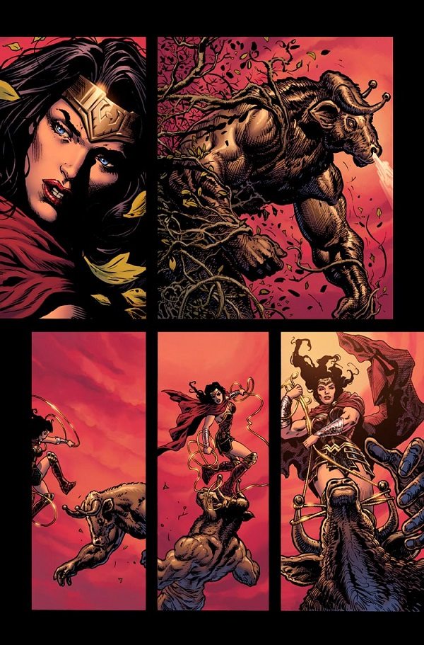 Wonder Woman #1, copyright DC Comics, art by LIam Sharp