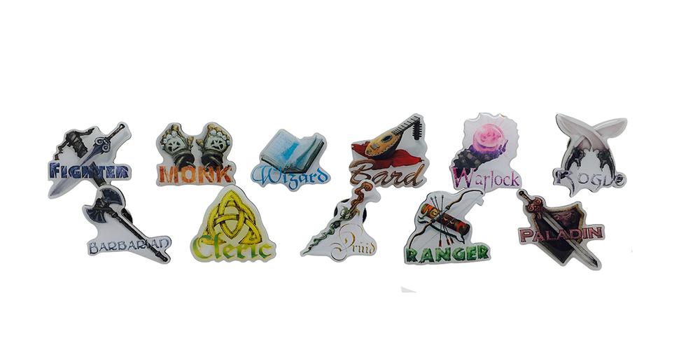 RPG class pins