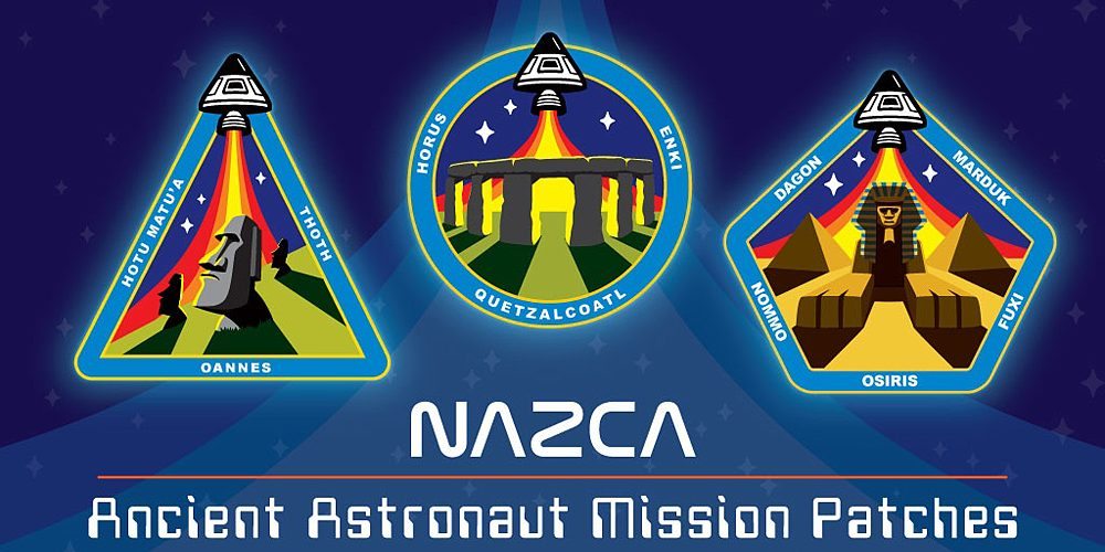 Ancient Astronaut Mission Patches, Image: George Coghill