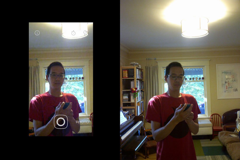 Podo preview vs. photo