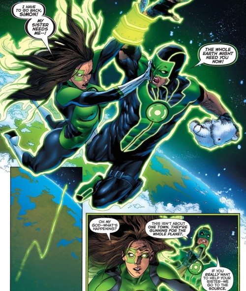 Simon and Jessica, not quite a team yet. Image via DC Comics