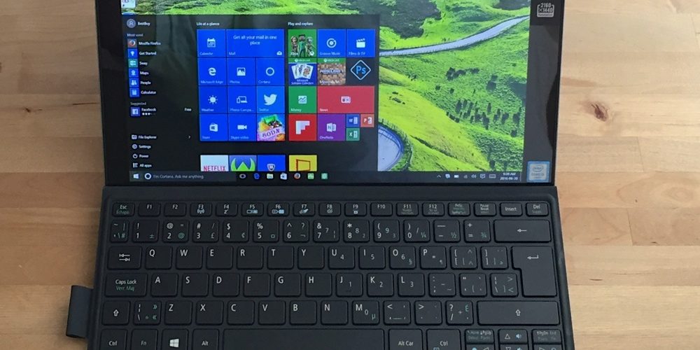 Acer Switch Alpha 12 can be a laptop