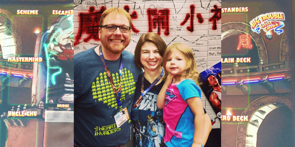 Most of the Tolbert Clan at the Legendary booth. Photo by Jonathan Liu
