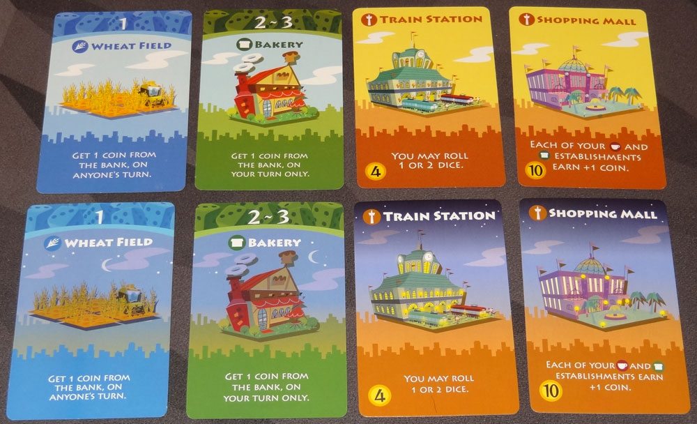 Machi Koro night and day