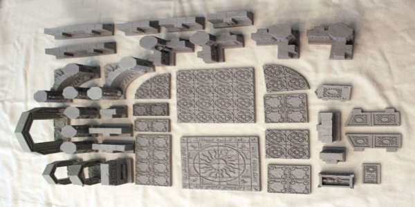 The Started set arrives unpainted 