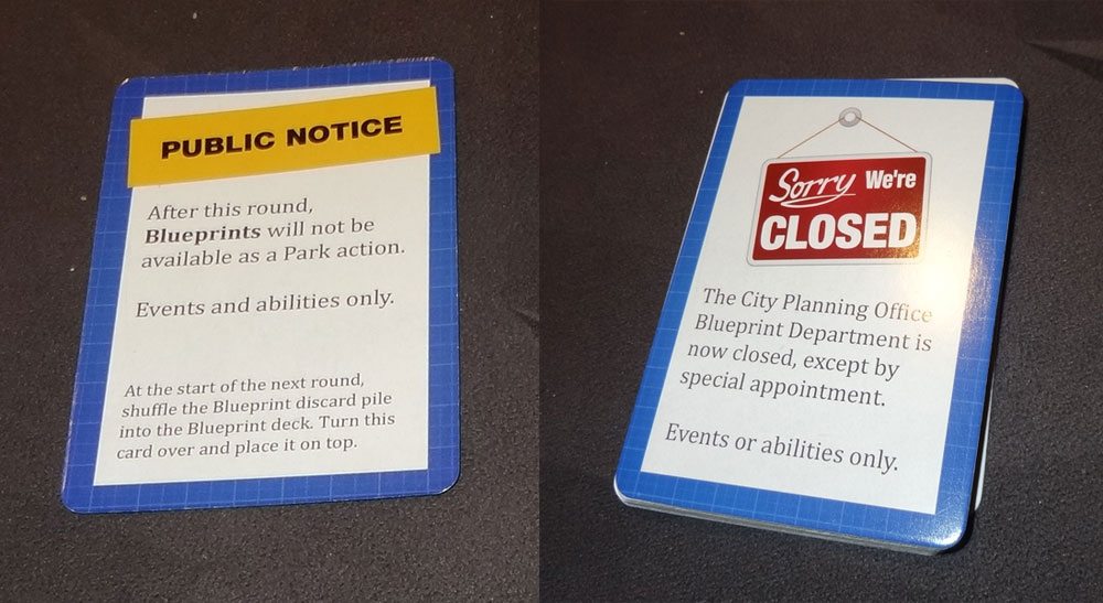 Unfair closure card