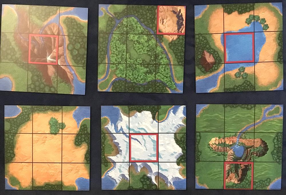WarriorClash-Gameboards