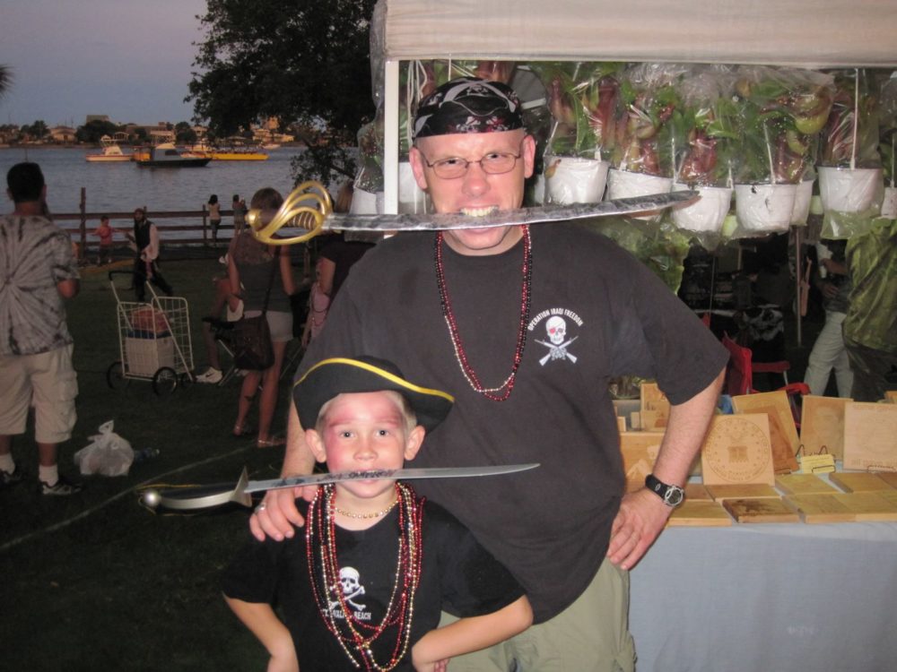 Thar she blows! Dads n' lads alike can enjoy the Billy Bowlegs Pirate Festival in Fort Walton Beach, FL! Photo: Patricia Vollmer