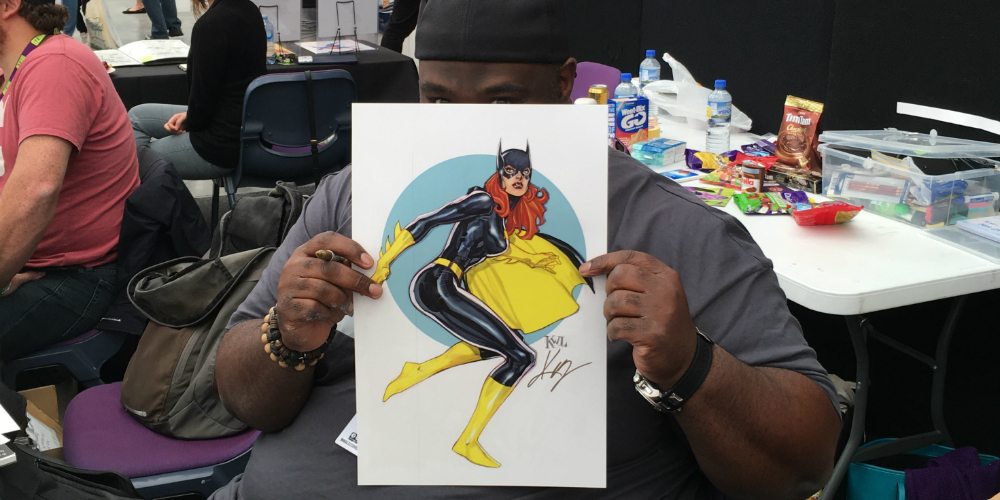 Ken Lashley and Batgirl