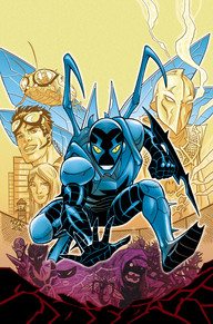 Beetle striking a very Steve Ditko-esque pose on his cover. image copyright DC Comics