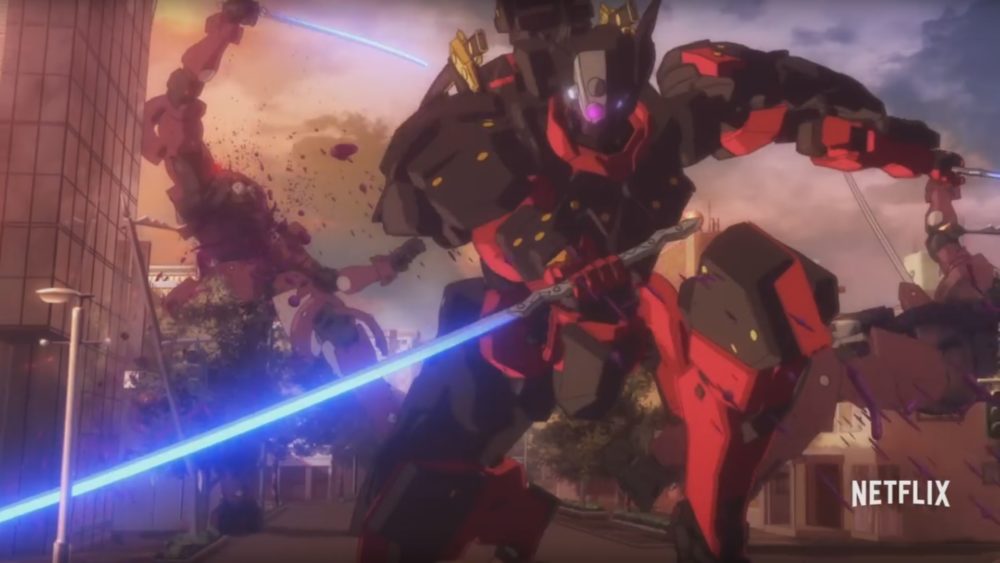 'Kuromukuro' screen capture from P.A. Works' promotional video. 