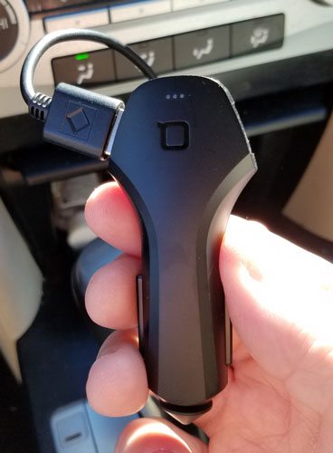 The Zus Smart Car Charger. Image: Rob Huddleston