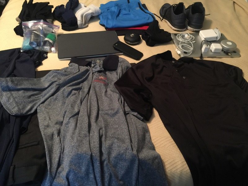 4 Days Worth of Stuff to Pack! (Photo by Skip Owens)