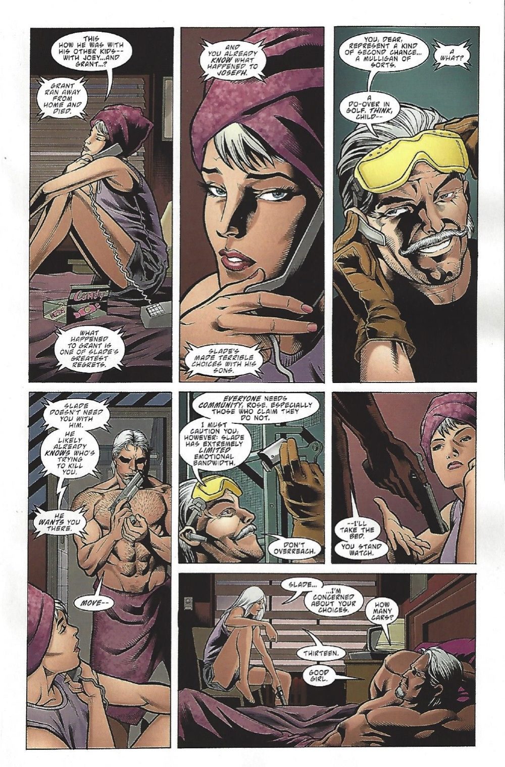 Look, it's mirror image Alfred, aka Wintergreen. image copyright DC Comics