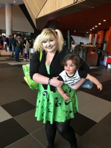 Riddler Cosplay Parent