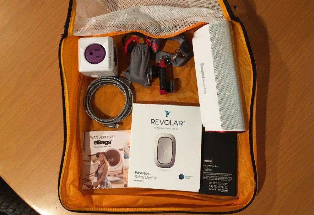 All the items in the large sized Ultralight Packing Cube. Photo: Jenny Bristol