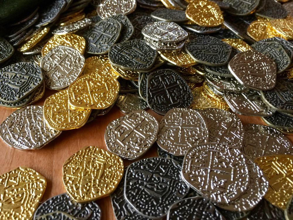 Doubloon pile