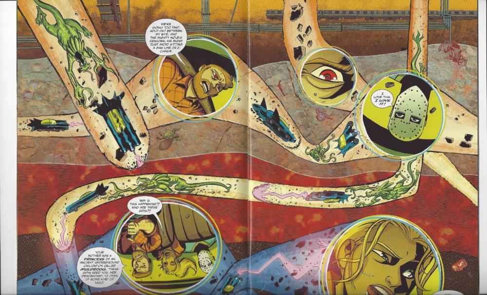 Oeming's glorious splash page. image via DC Comics
