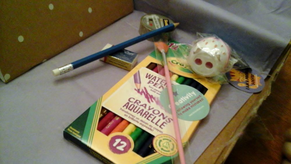 Contents of the first Think With Art box