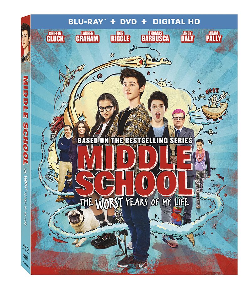 Middle School: The Worst Years of My Life Blu Ray DVD Combo