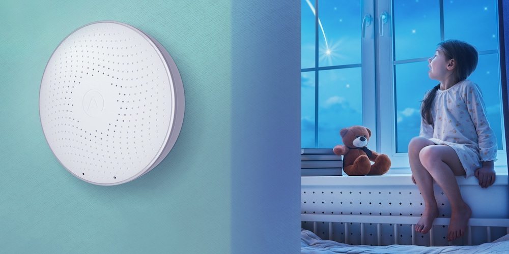 The Airthings Wave radon monitor.