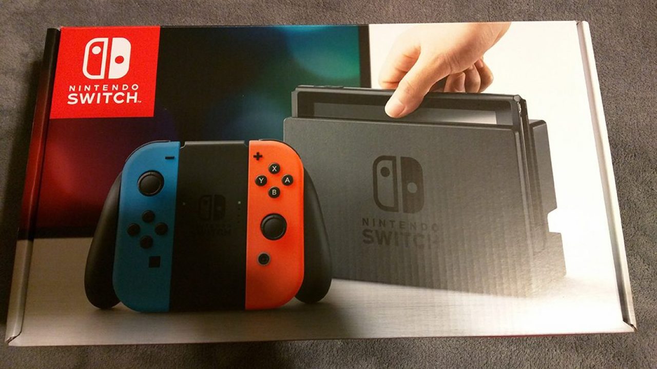 what all comes in the nintendo switch box