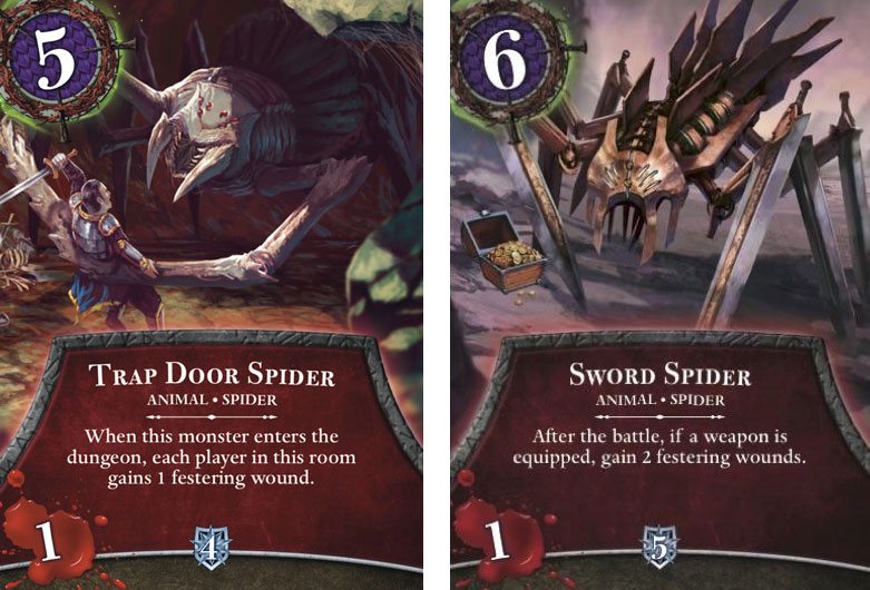 Thunderstone Quest spiders