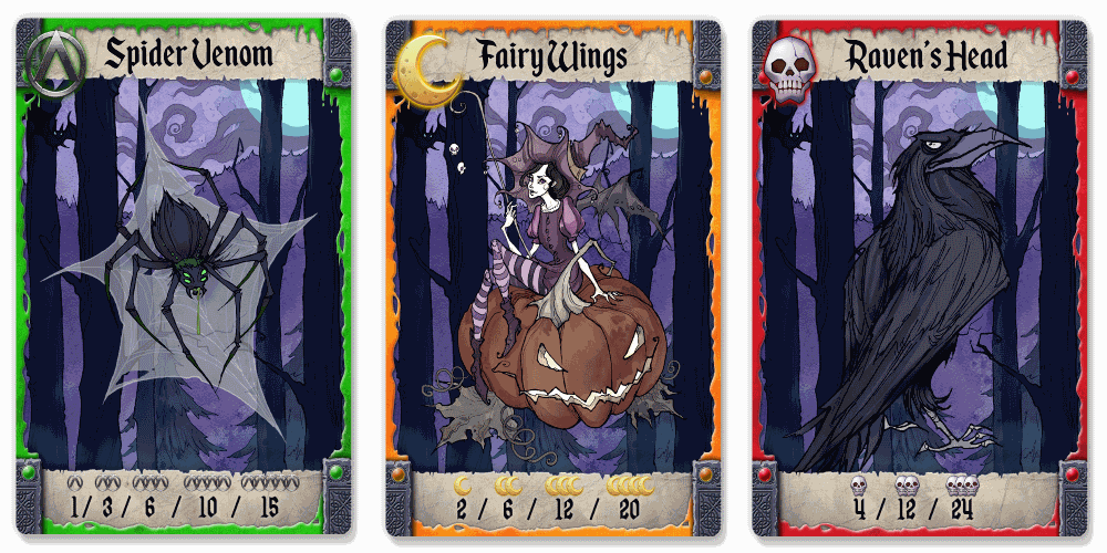 Cauldron Master Ingredients