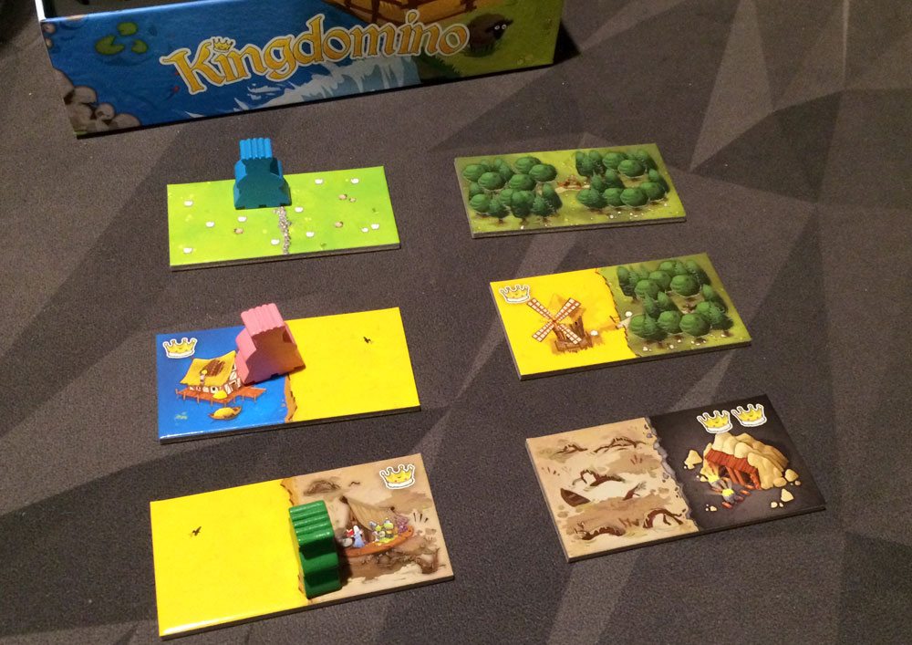 Kingdomino layout--a tabletop game adjusted for all ages