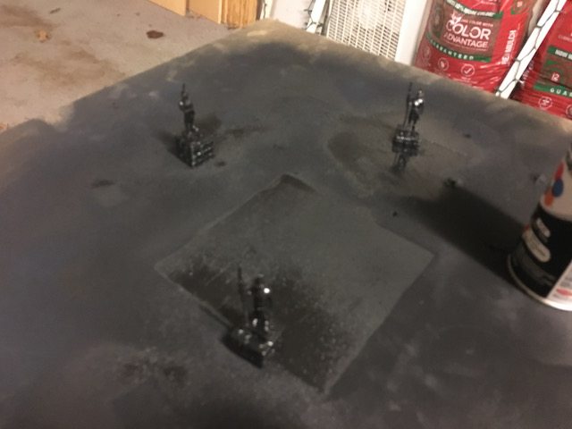 Statues base coat
