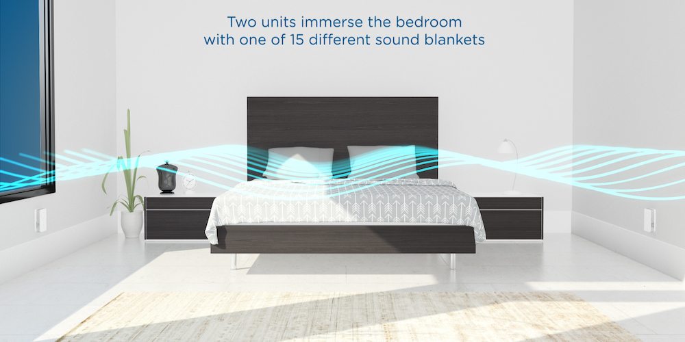 Nightingale Sound Blankets mask unwanted noise.