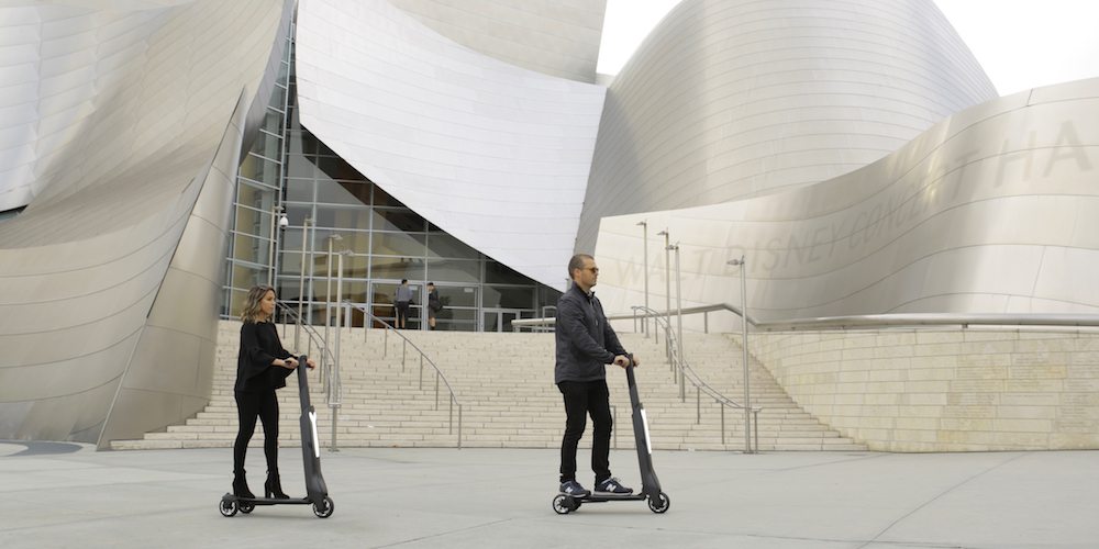 Immotor GO battery-powered, multi-functional scooter.