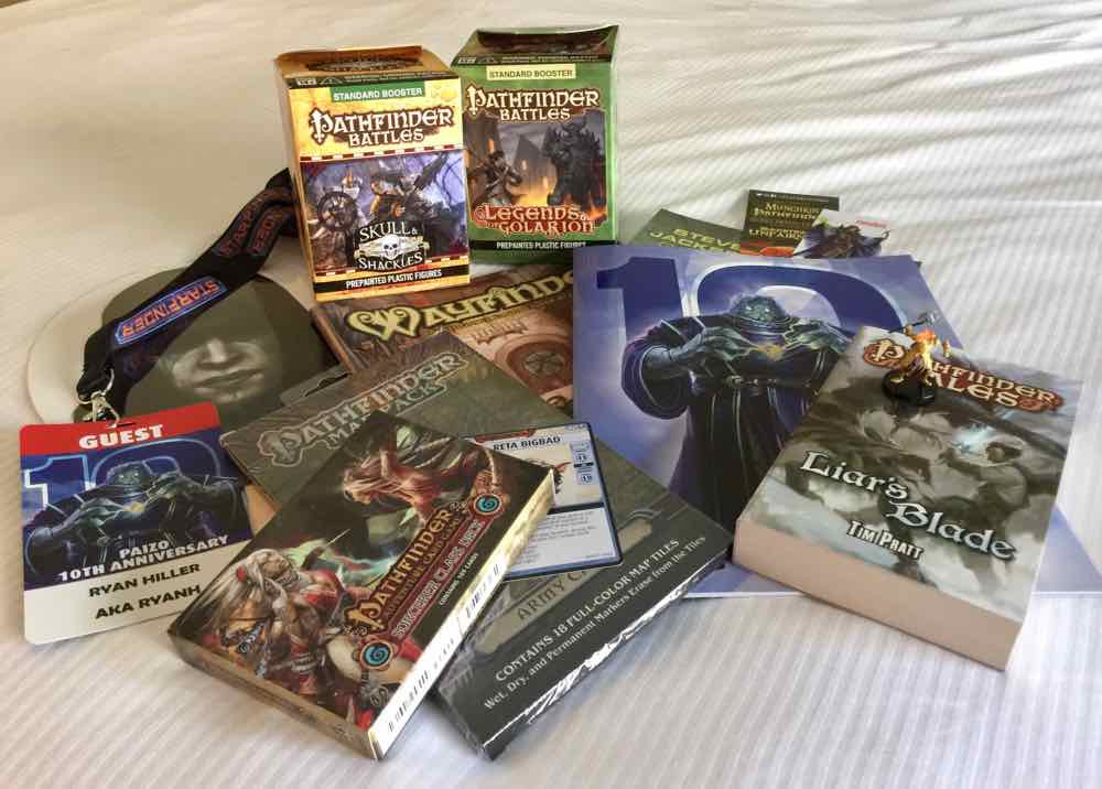 PaizoCon 2017 Swag Bag