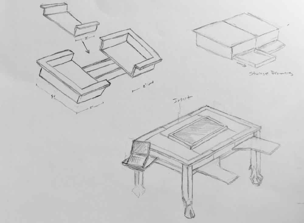 Custom Dinner Gaming Table