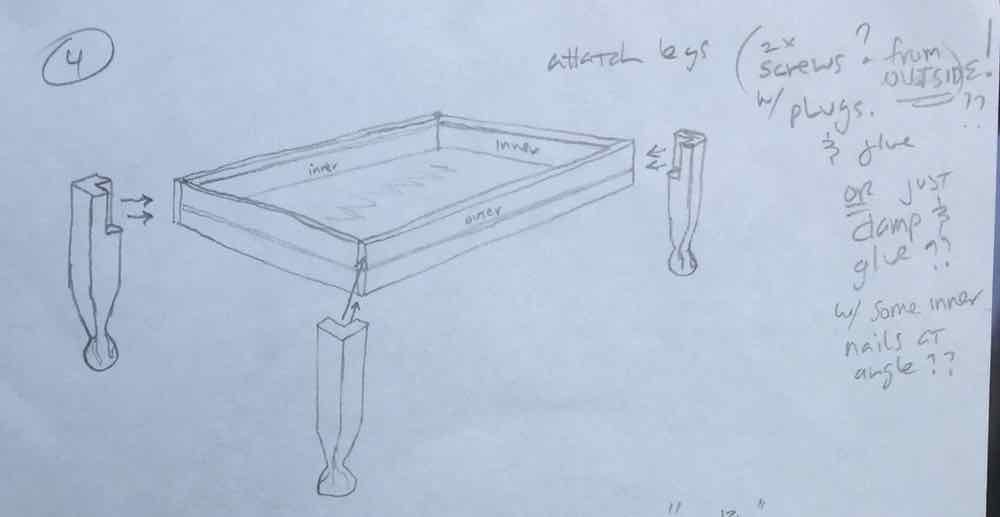 Gaming Table Leg Design