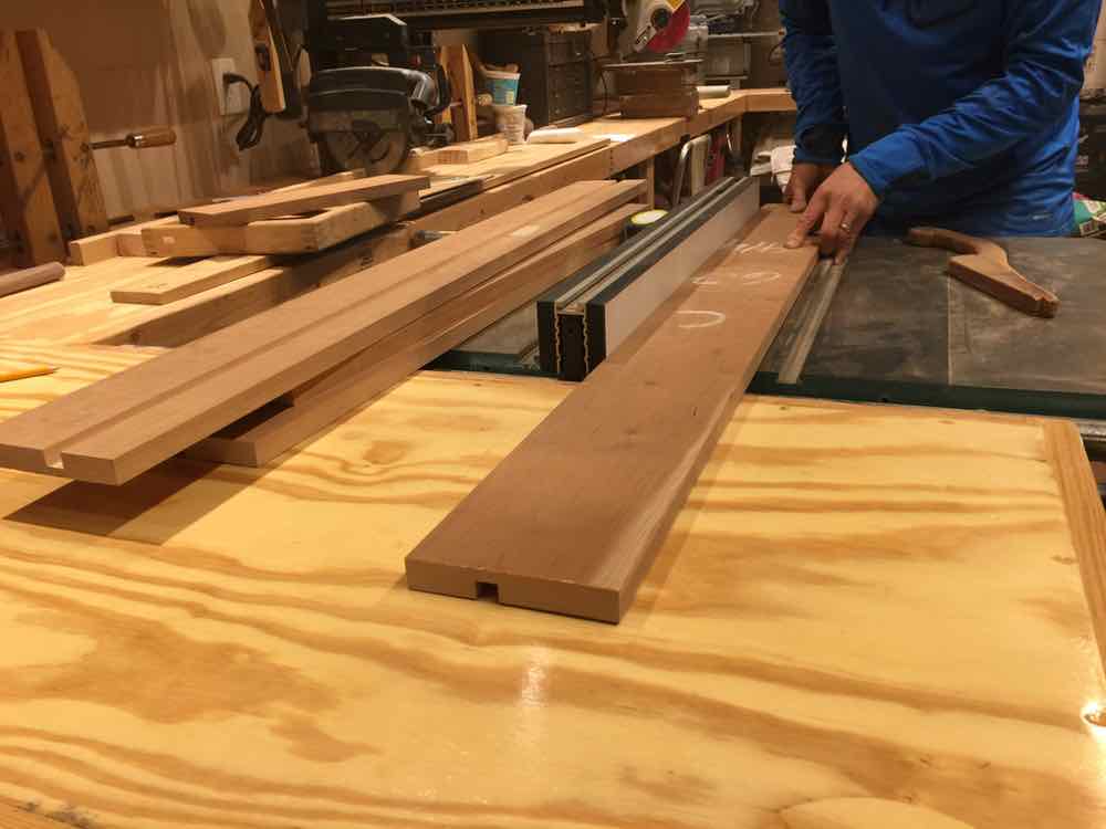 Mass producing the notch