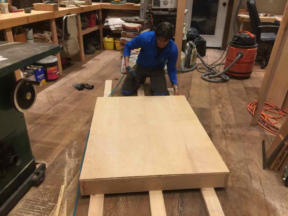 Gaming vault being built.