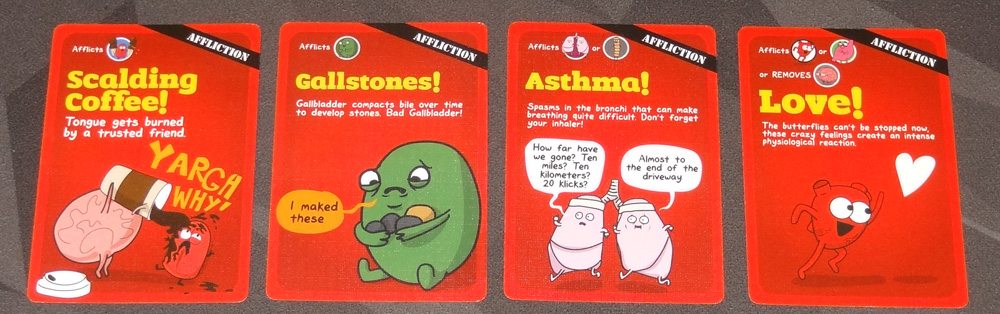 OrganATTACK affliction cards