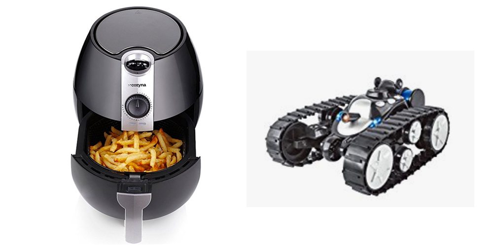 Geek Daily Deals 072917 air fryer robot tank