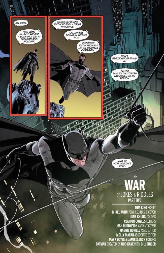 Batman #26, Tom King, Mikel Janin 