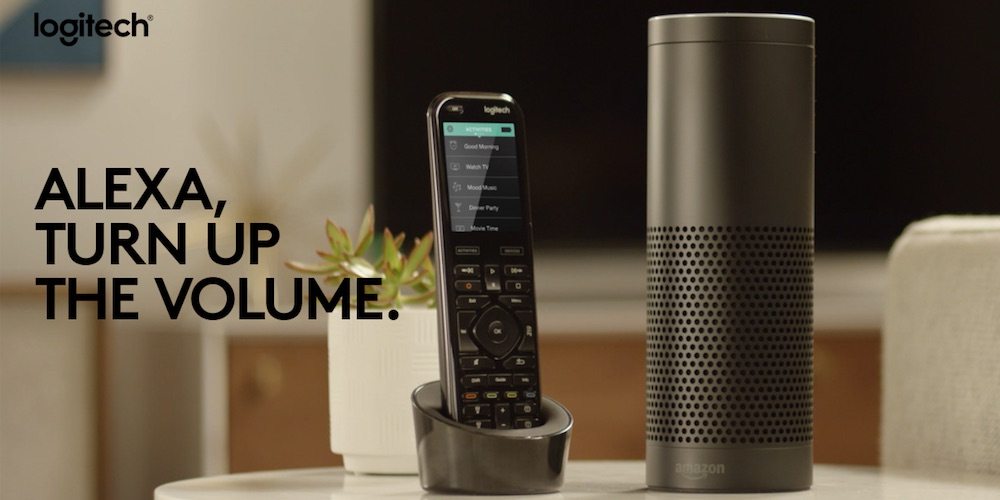 Amazon Echo and Harmony All-in-One Remote.