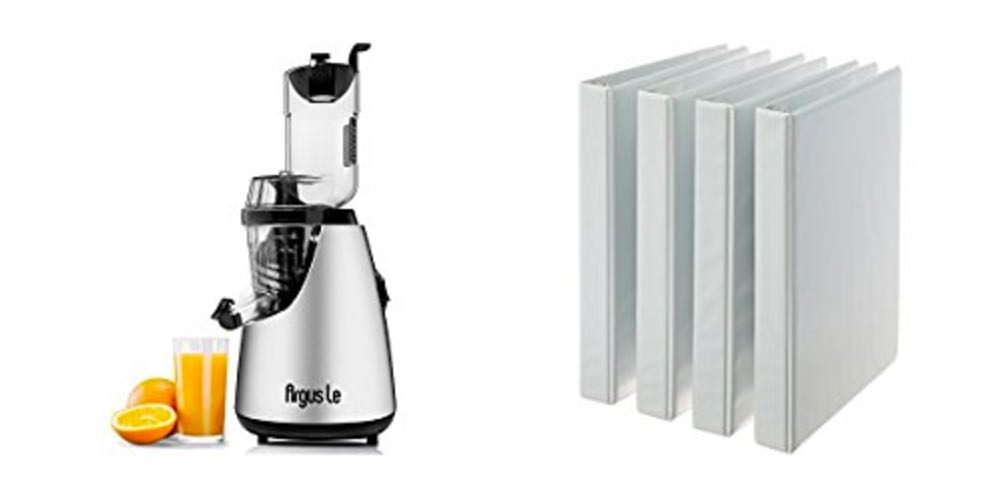 Geek Daily Deals 080717 slow juicer binders