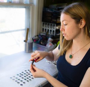 Circuit Breaker Labs founder, Amanda Preske, in her studio.
