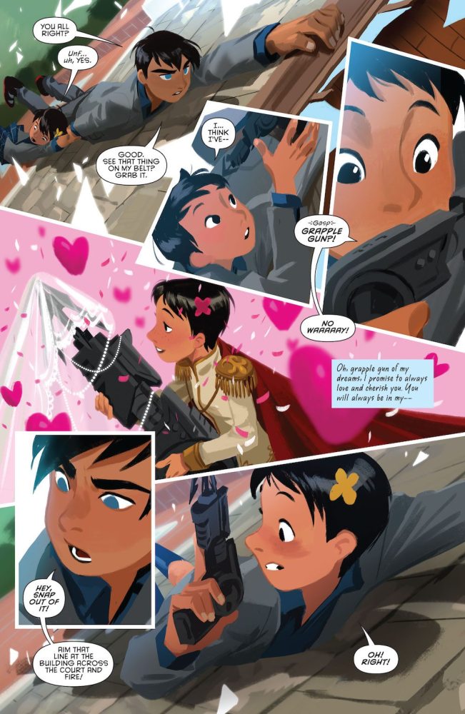 Damian Wayne and Maps from Gotham Academy