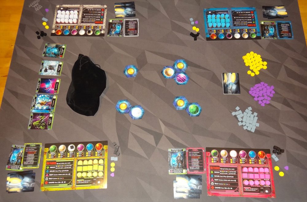 Horizons 4-player setup