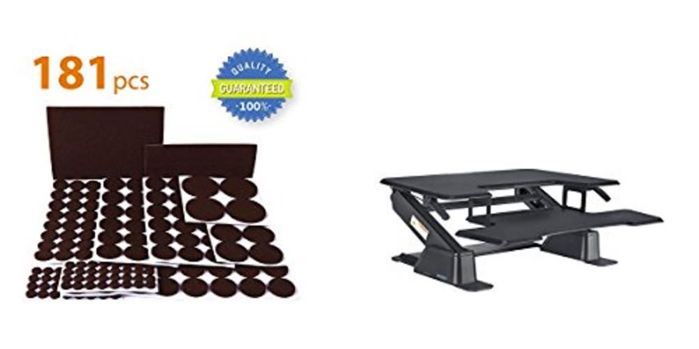 Geek Daily Deals furniture pads standing desk